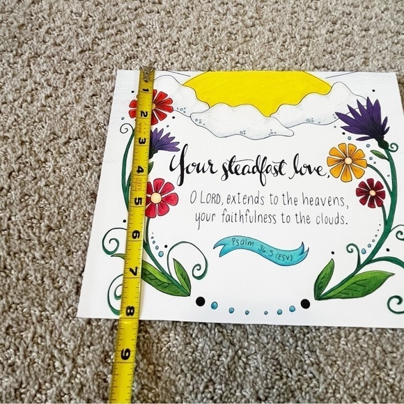 Psalm 36:5 Art Print Your Steadfast Love O Lord Bible Scripture Wall Decor ESV - Picture 12 of 12